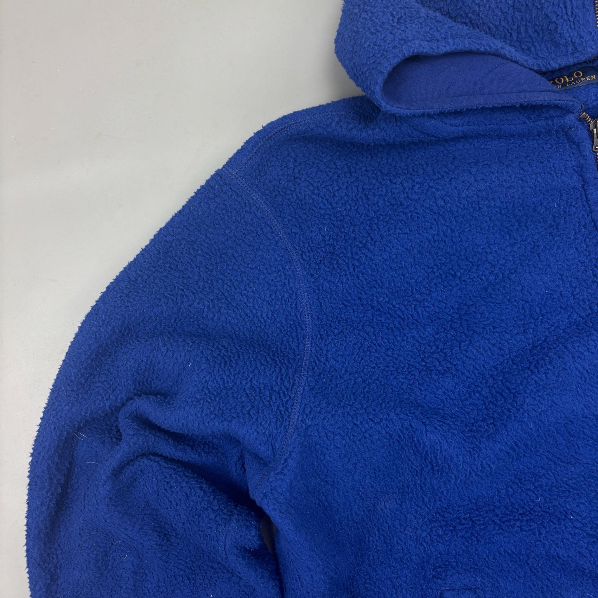 Blue Ralph Lauren Fleece Jacket - Men XL - Very Good - Revaleur