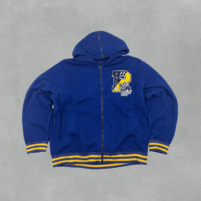 Blue Ralph Lauren Fleece Jacket - Men XL - Very Good - Revaleur