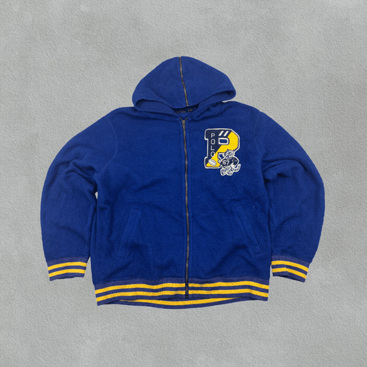 Blue Ralph Lauren Fleece Jacket - Men XL - Very Good - Revaleur