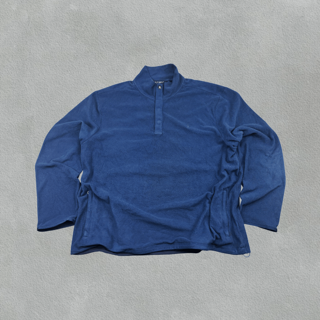Blue Ralph Lauren Fleece Jacket - Men XXL - Very Good - Revaleur
