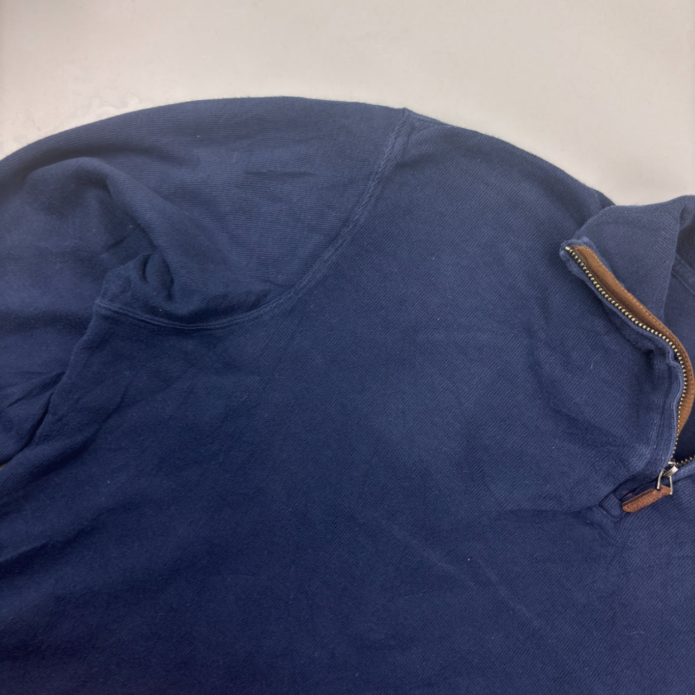 Blue Ralph Lauren Half Zip - Men L - Very Good - Revaleur