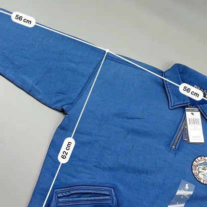 Blue Ralph Lauren Half Zip - Men S - New With Tags - Revaleur