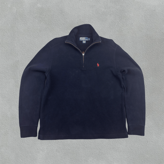 Blue Ralph Lauren Half Zip - Men S - Very Good - Revaleur