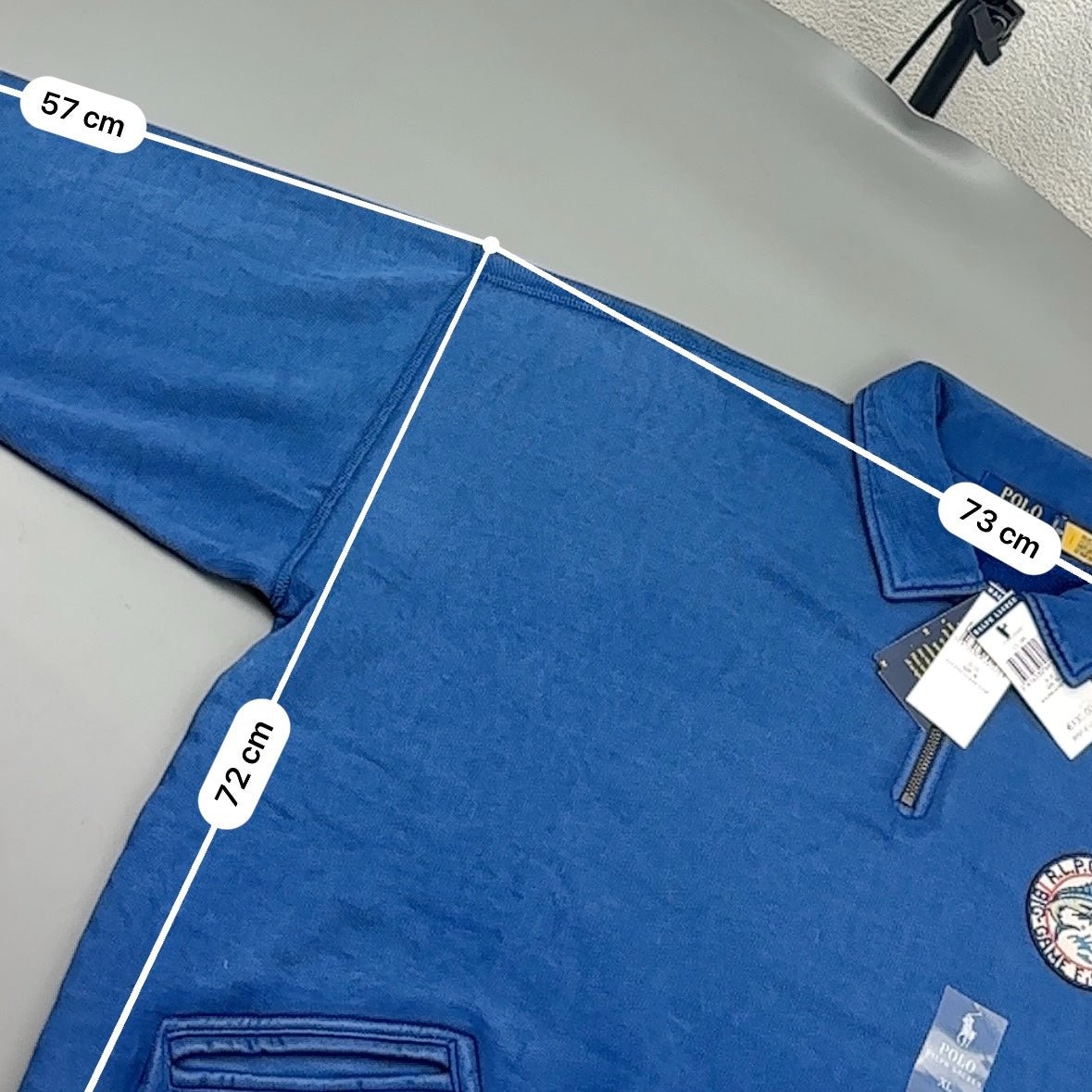 Blue Ralph Lauren Half Zip - Men XL - New With Tags - Revaleur