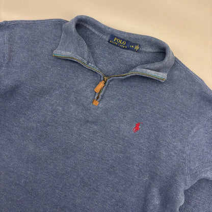 Blue Ralph Lauren Half Zip - Men XL - Very Good - Revaleur