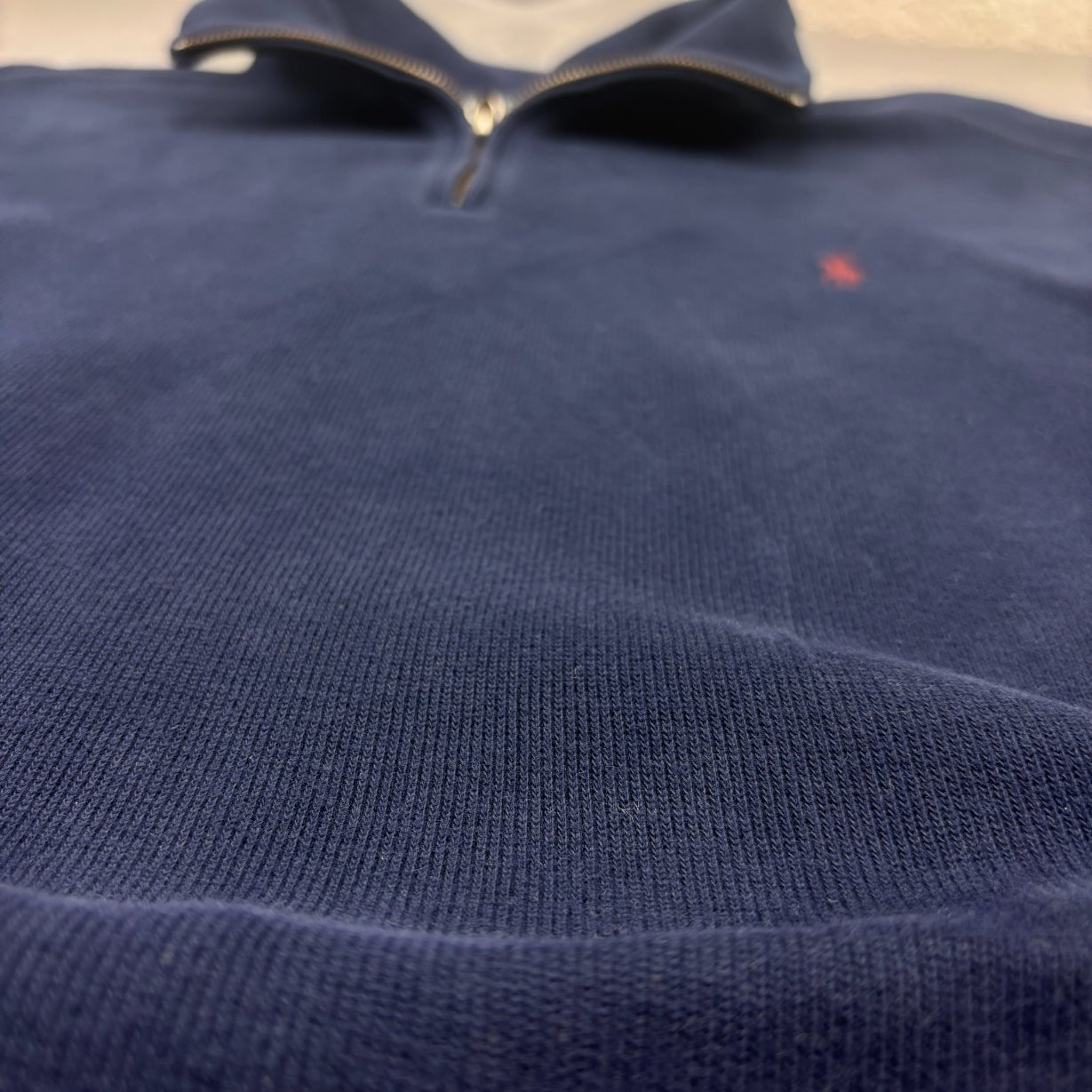 Blue Ralph Lauren Half Zip - Men XL - Very Good - Revaleur