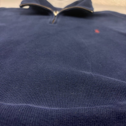 Blue Ralph Lauren Half Zip - Men XL - Very Good - Revaleur