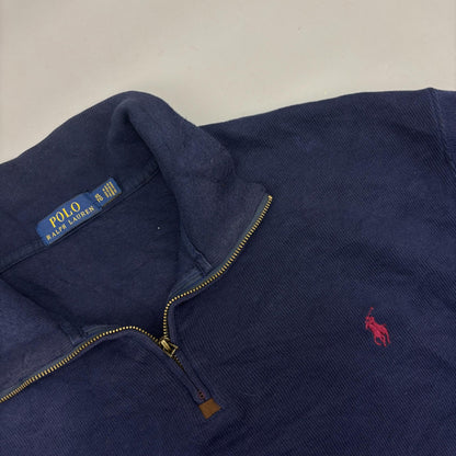 Blue Ralph Lauren Half Zip - Men XL - Very Good - Revaleur