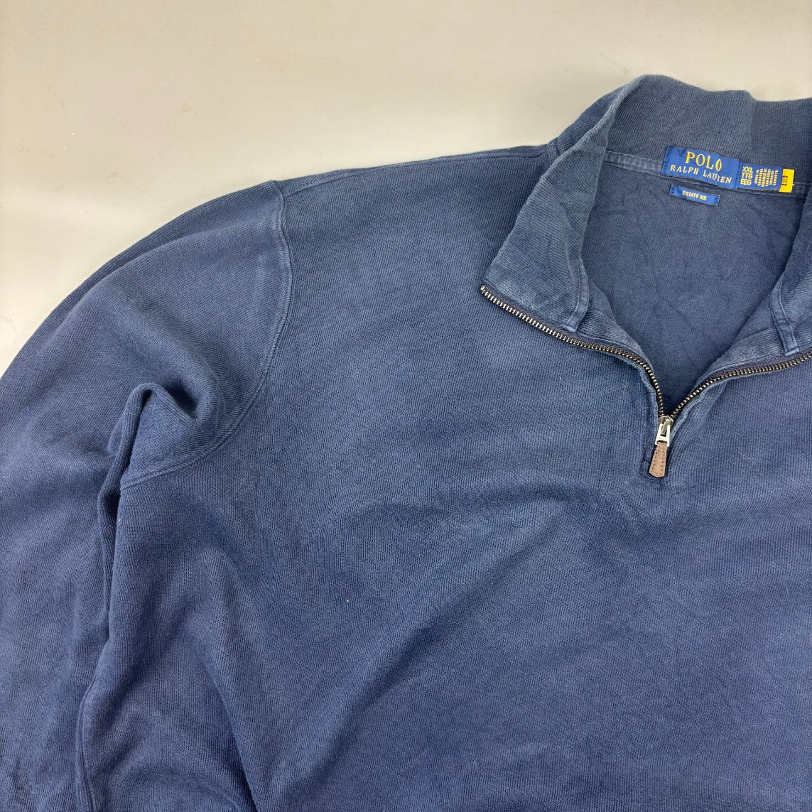 Blue Ralph Lauren Half Zip - Men XXL - Very Good - Revaleur