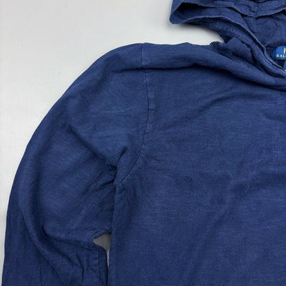 Blue Ralph Lauren Hoodie - Boys XL - Very Good - Revaleur