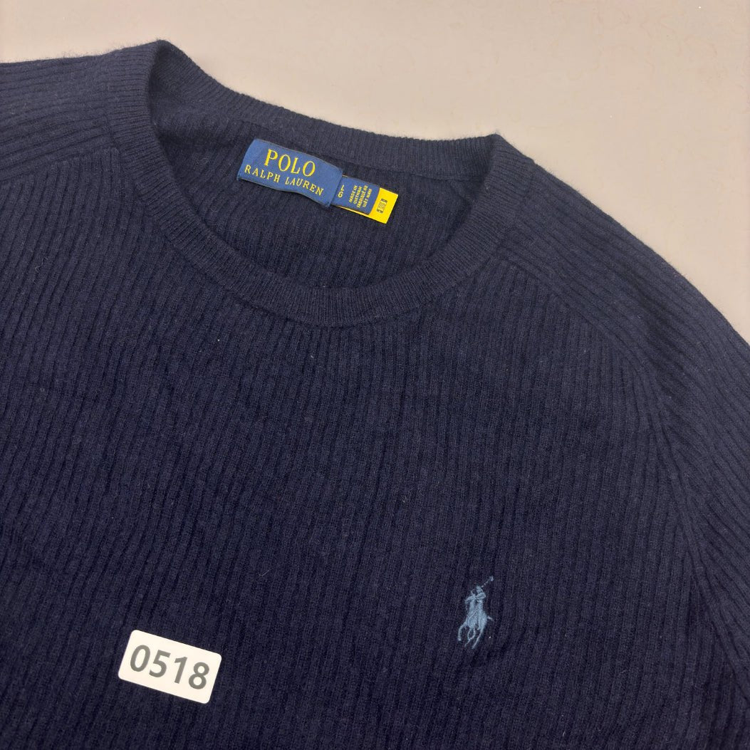 Blue Ralph Lauren Knitted Sweater - L - Very Good - Revaleur