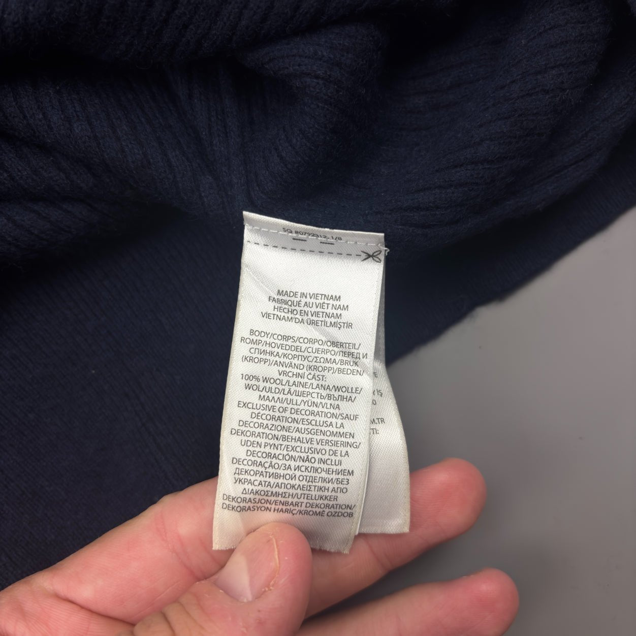 Blue Ralph Lauren Knitted Sweater - L - Very Good - Revaleur