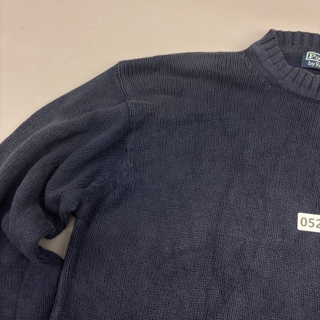 Blue Ralph Lauren Knitted Sweater - M - Very Good - Revaleur