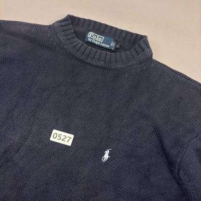 Blue Ralph Lauren Knitted Sweater - M - Very Good - Revaleur