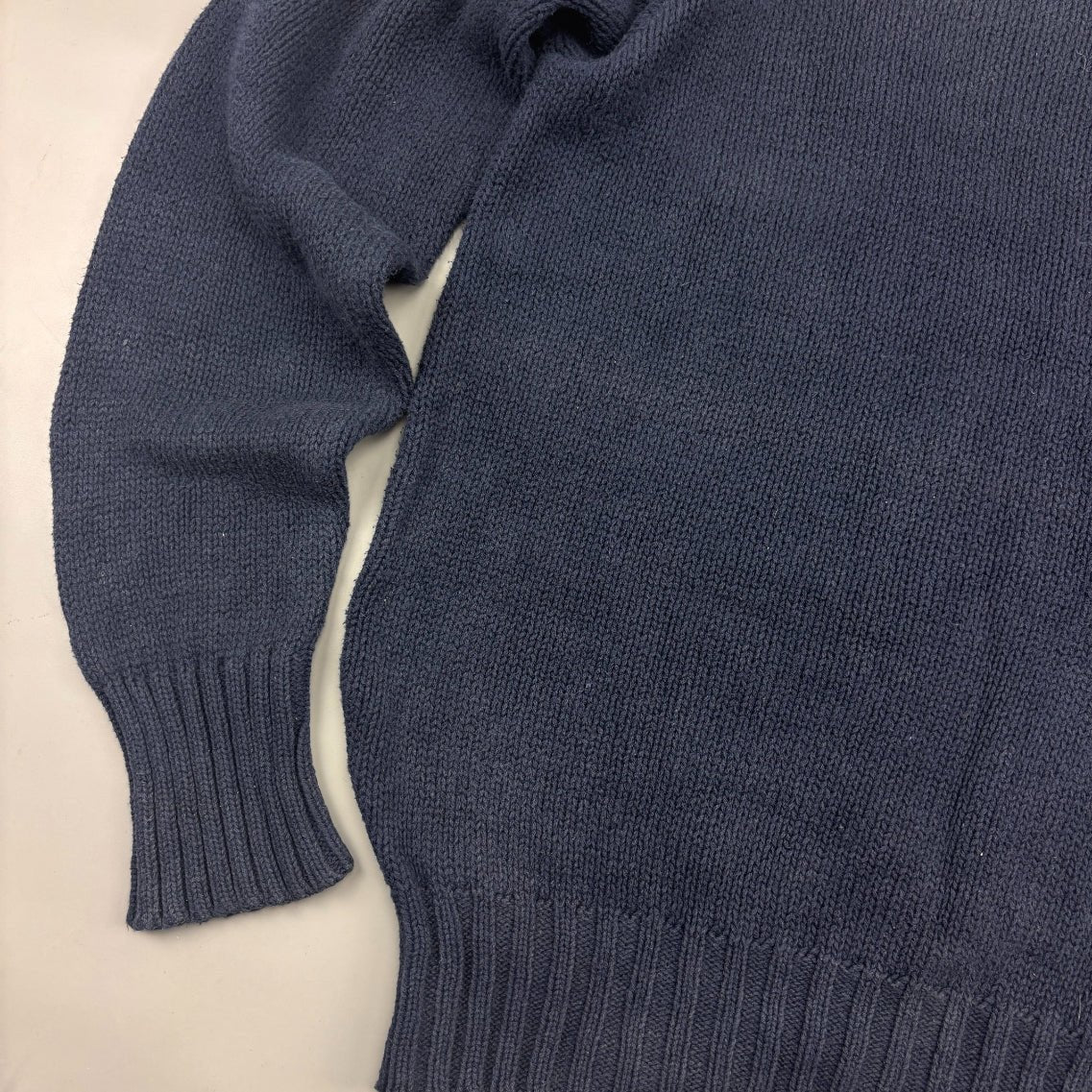 Blue Ralph Lauren Knitted Sweater - Men L - Very Good - Revaleur