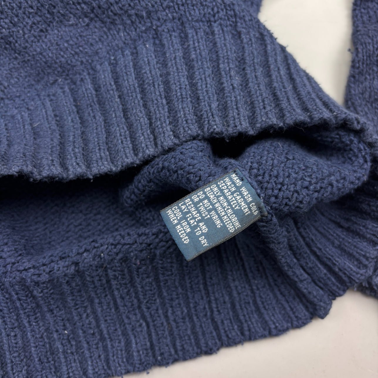 Blue Ralph Lauren Knitted Sweater - Men L - Very Good - Revaleur