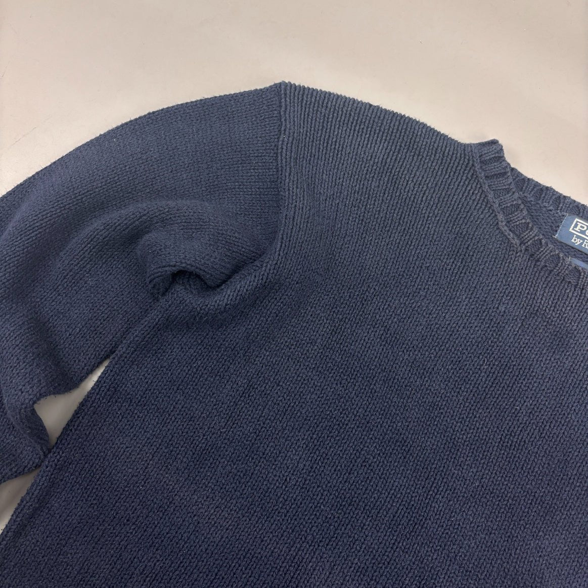 Blue Ralph Lauren Knitted Sweater - Men L - Very Good - Revaleur