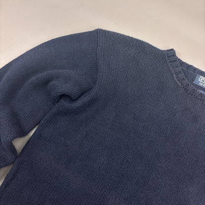 Blue Ralph Lauren Knitted Sweater - Men L - Very Good - Revaleur