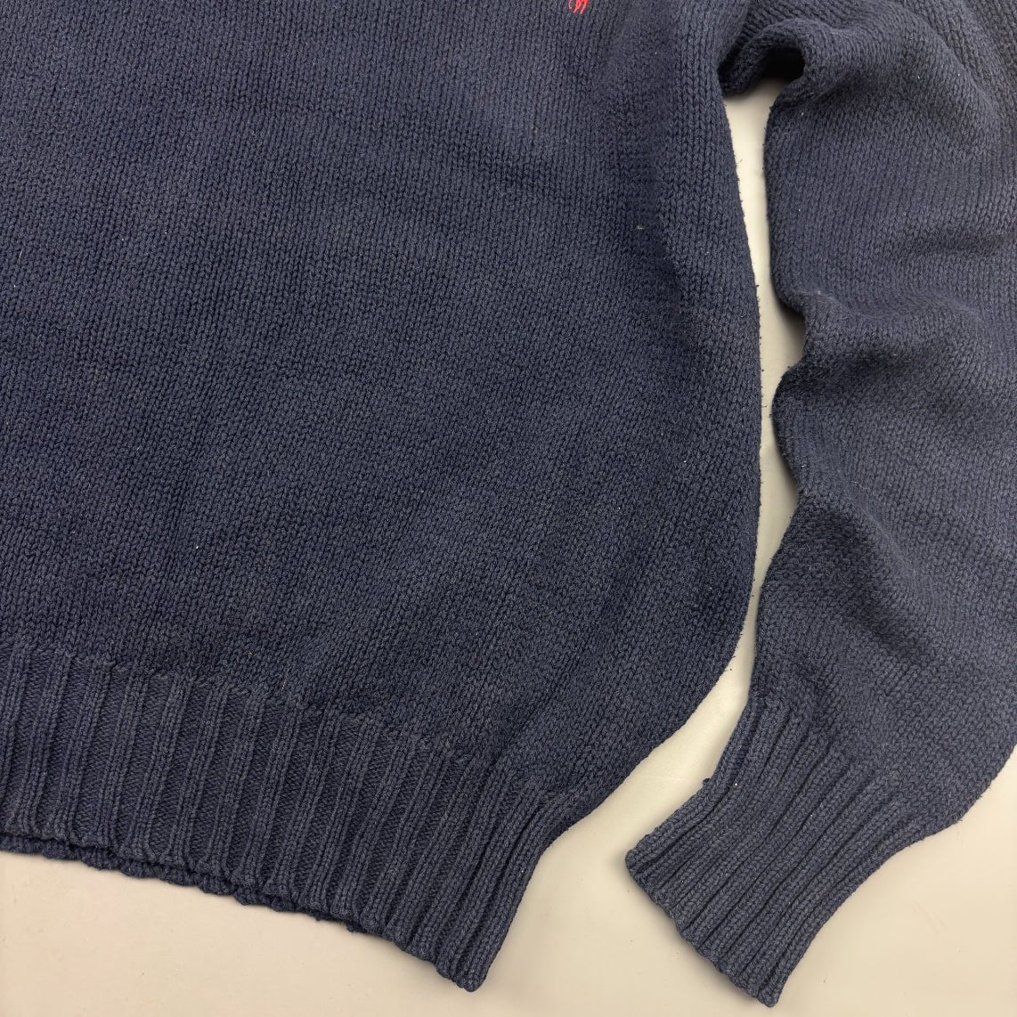 Blue Ralph Lauren Knitted Sweater - Men L - Very Good - Revaleur