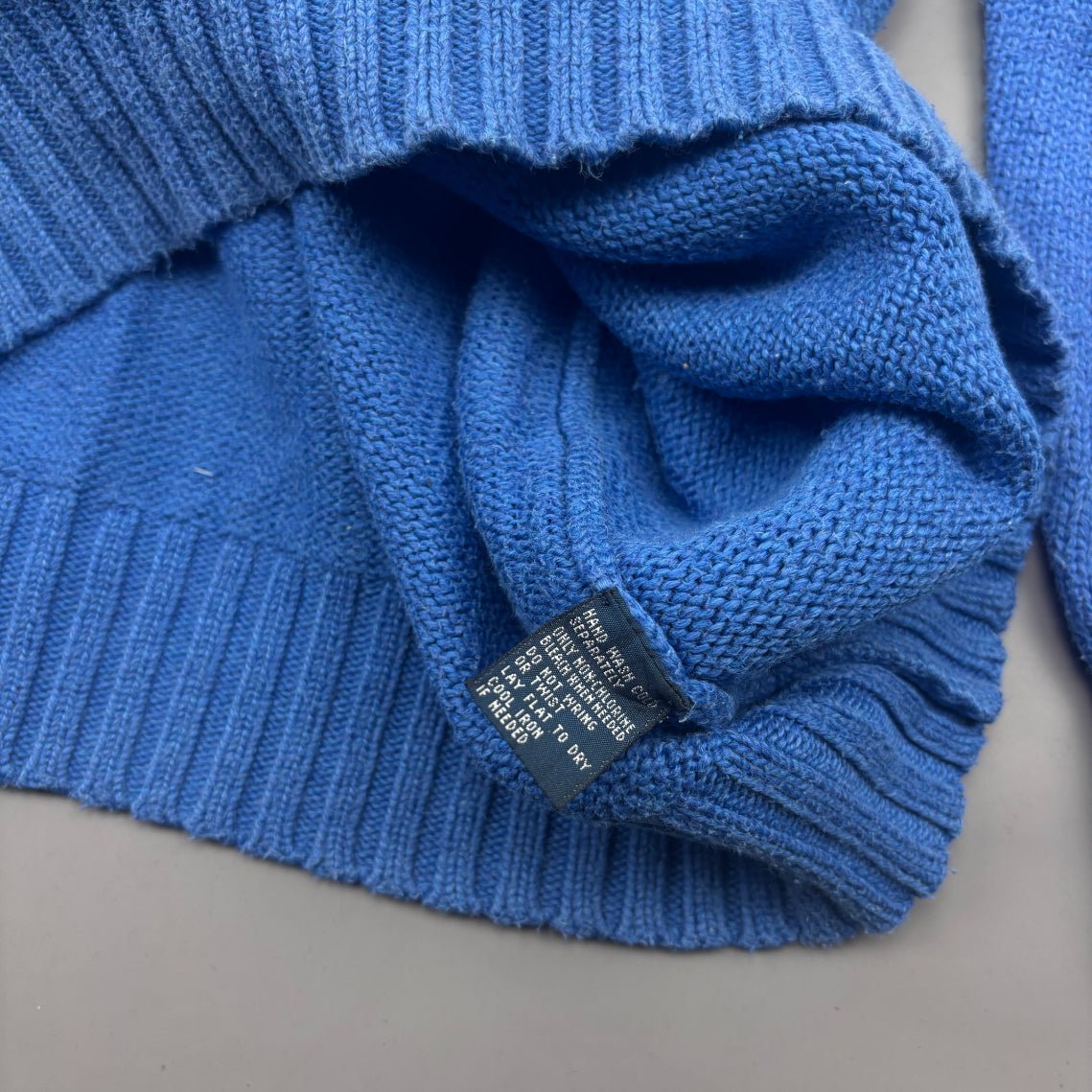 Blue Ralph Lauren Knitted Sweater - Men XL - Very Good - Revaleur
