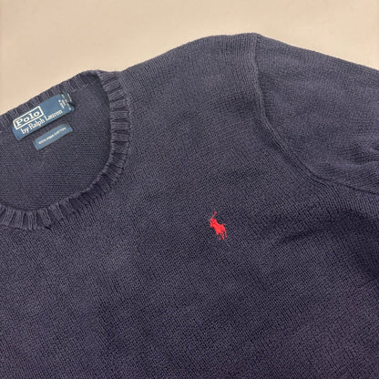Blue Ralph Lauren Knitted Sweater - Men XL - Very Good - Revaleur