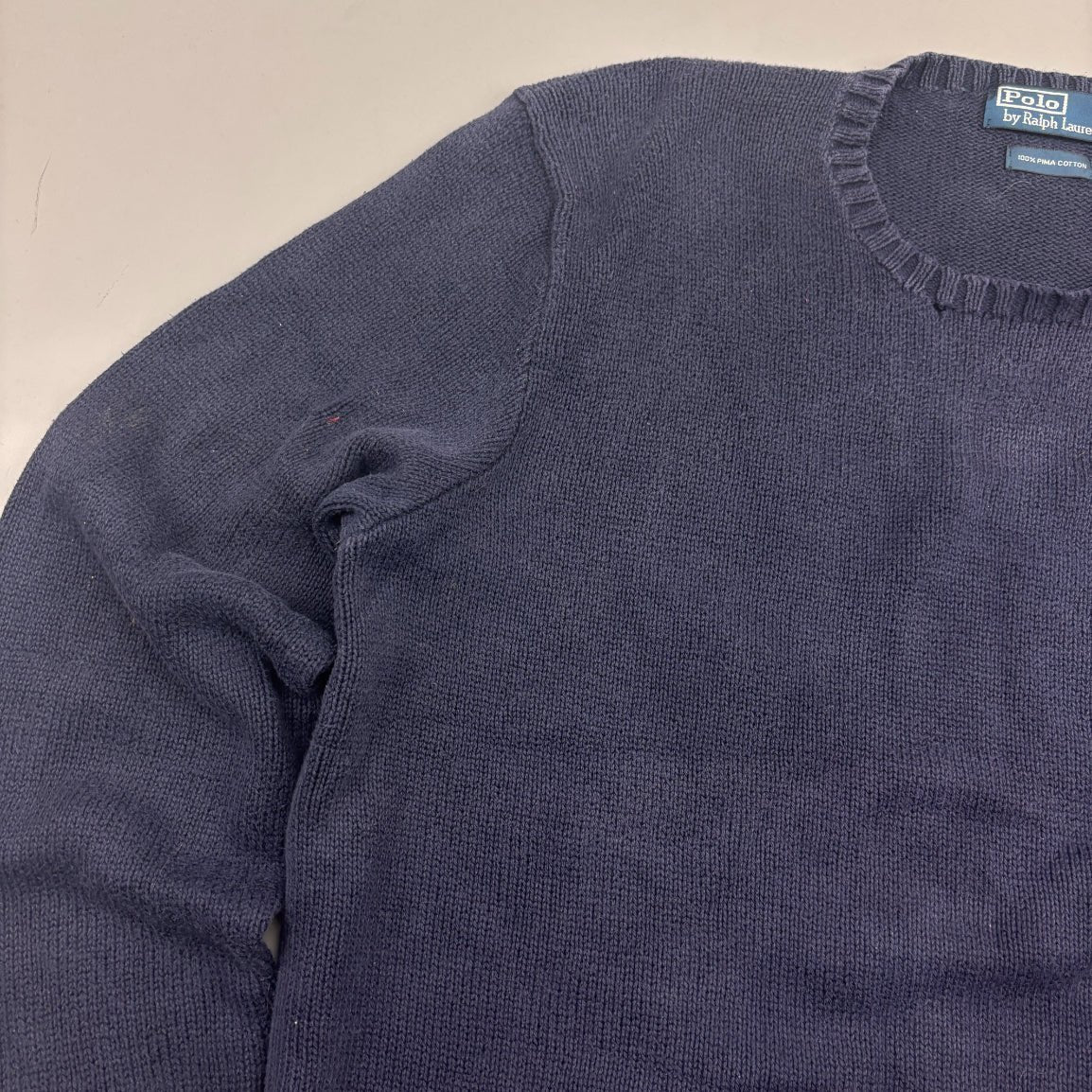 Blue Ralph Lauren Knitted Sweater - Men XL - Very Good - Revaleur