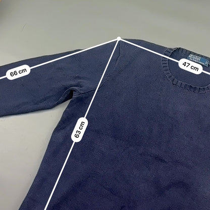 Blue Ralph Lauren Knitted Sweater - Men XL - Very Good - Revaleur