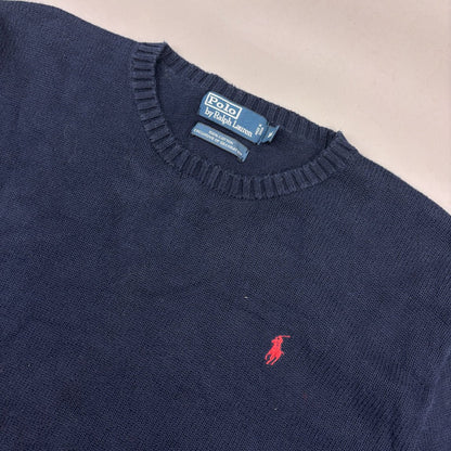 Blue Ralph Lauren Knitted Sweater - Men XXL - Very Good - Revaleur