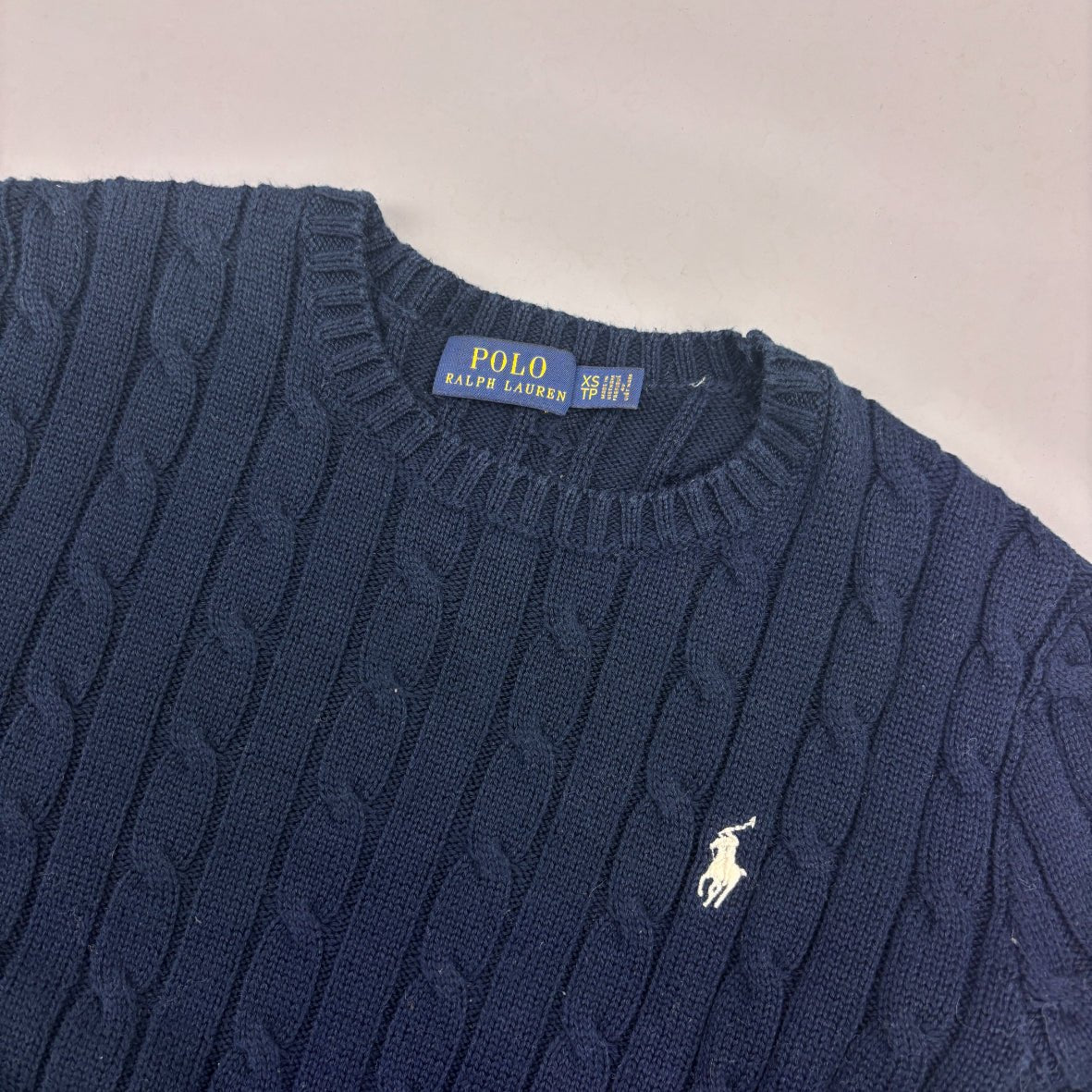 Blue Ralph Lauren Knitted Sweater - Women XS - Very Good - Revaleur