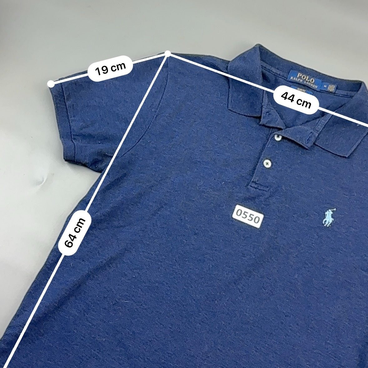 Blue Ralph Lauren Polo Shirt - M - Very Good - Revaleur