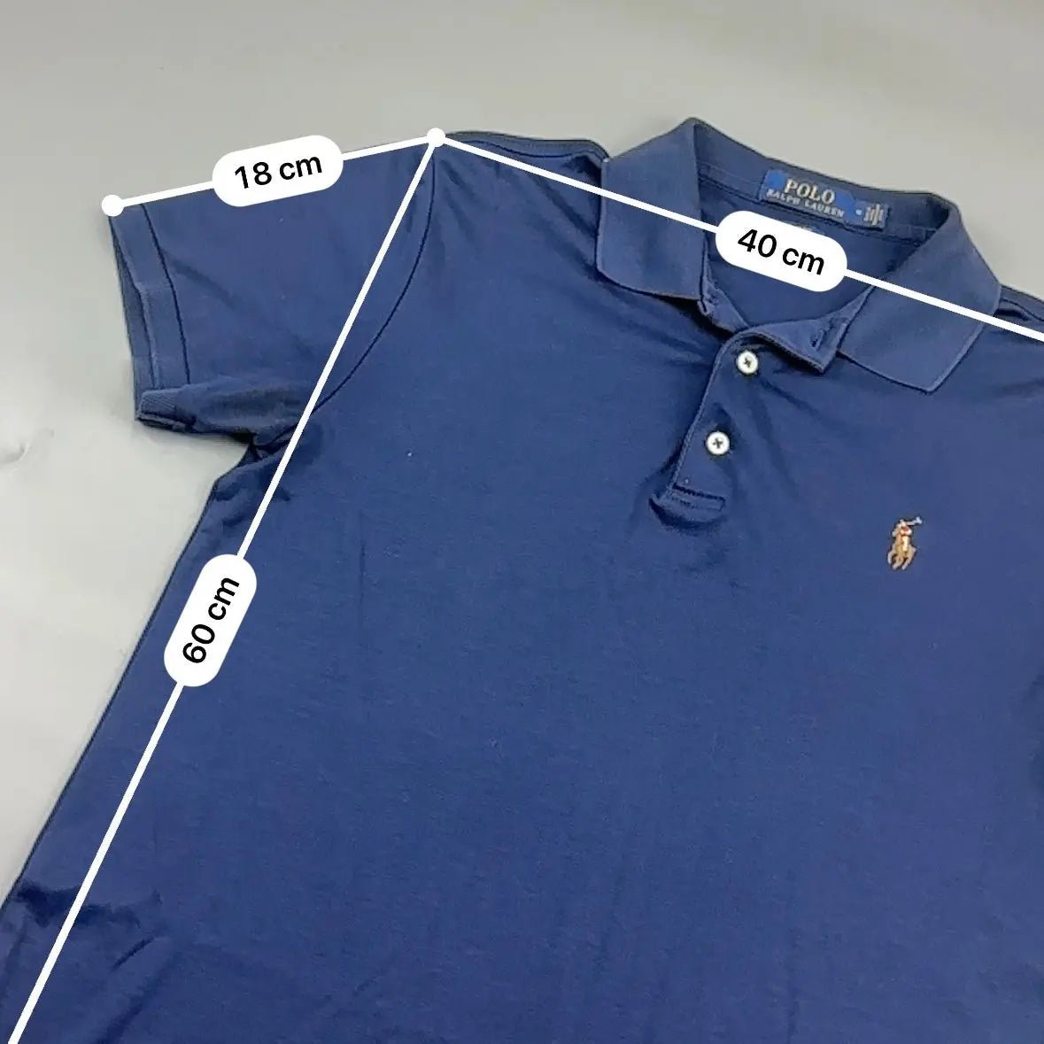Blue Ralph Lauren Polo Shirt - M - Very Good - Revaleur