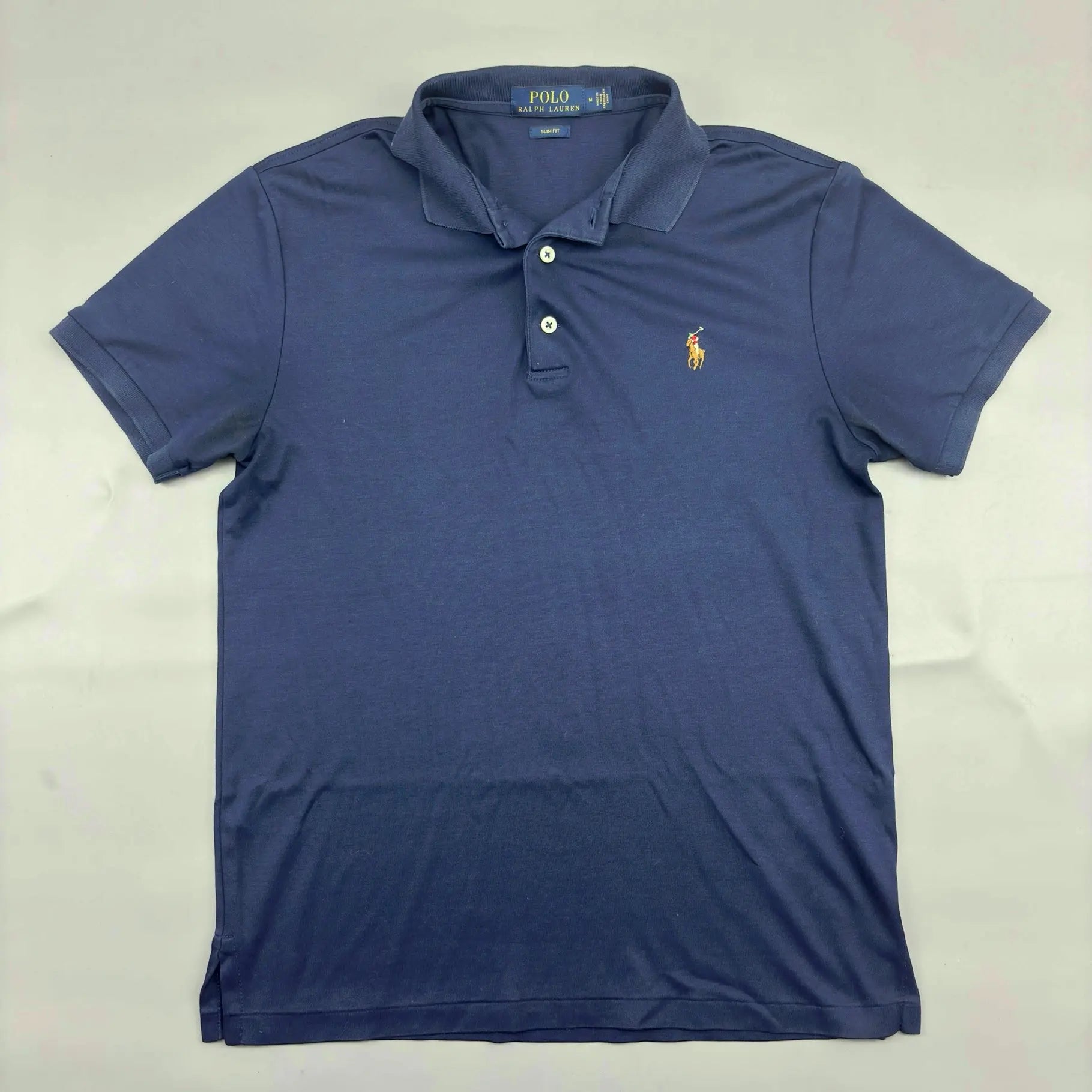Blue Ralph Lauren Polo Shirt - M - Very Good - Revaleur