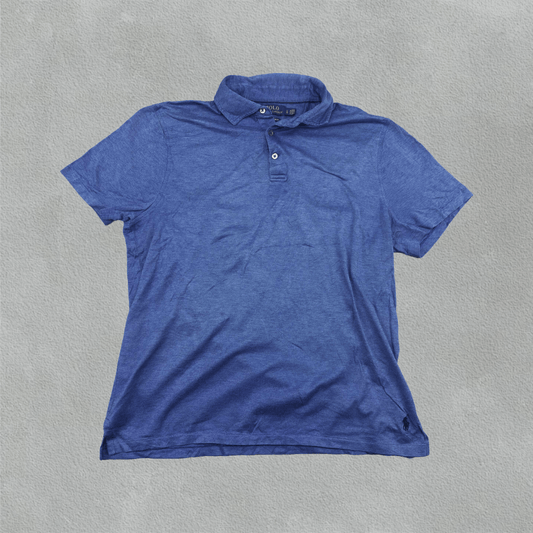Blue Ralph Lauren Polo Shirt - Men L - Very Good - Revaleur