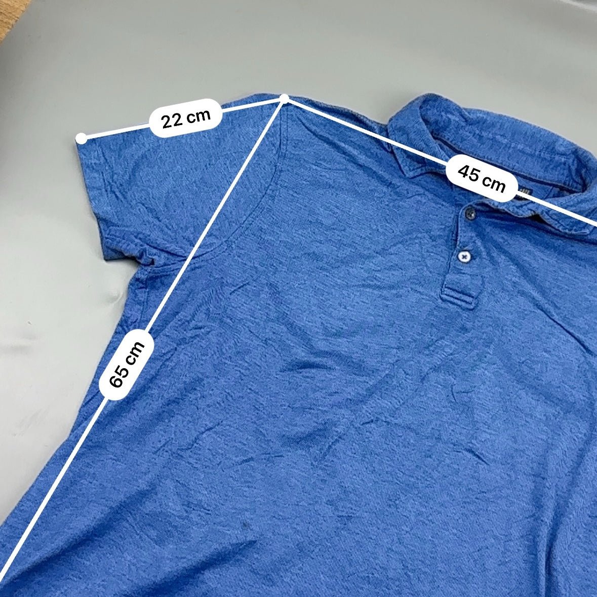 Blue Ralph Lauren Polo Shirt - Men L - Very Good - Revaleur