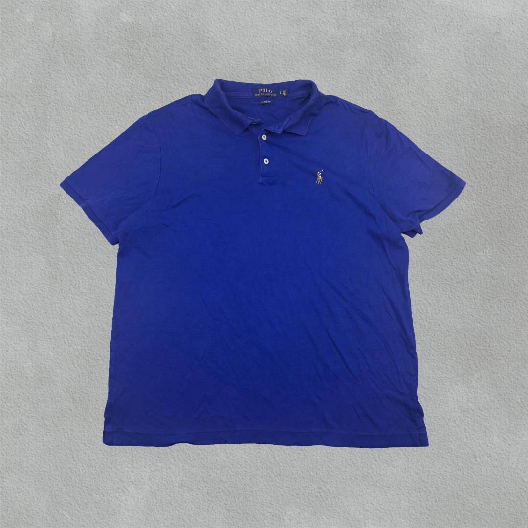 Blue Ralph Lauren Polo Shirt - Men L - Very Good - Revaleur