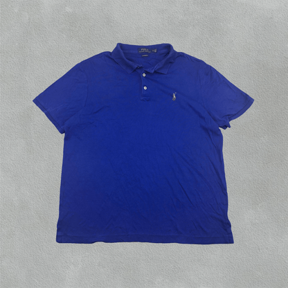 Blue Ralph Lauren Polo Shirt - Men L - Very Good - Revaleur