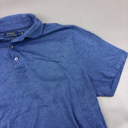 Blue Ralph Lauren Polo Shirt - Men L - Very Good - Revaleur