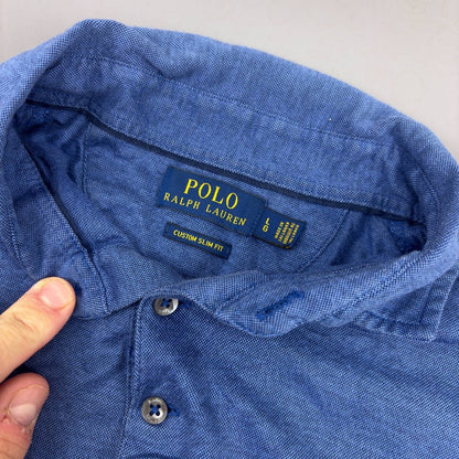 Blue Ralph Lauren Polo Shirt - Men L - Very Good - Revaleur