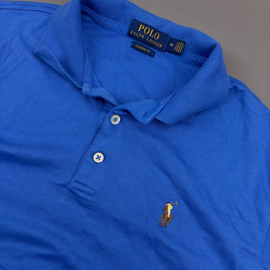 Blue Ralph Lauren Polo Shirt - Men M - Very Good - Revaleur