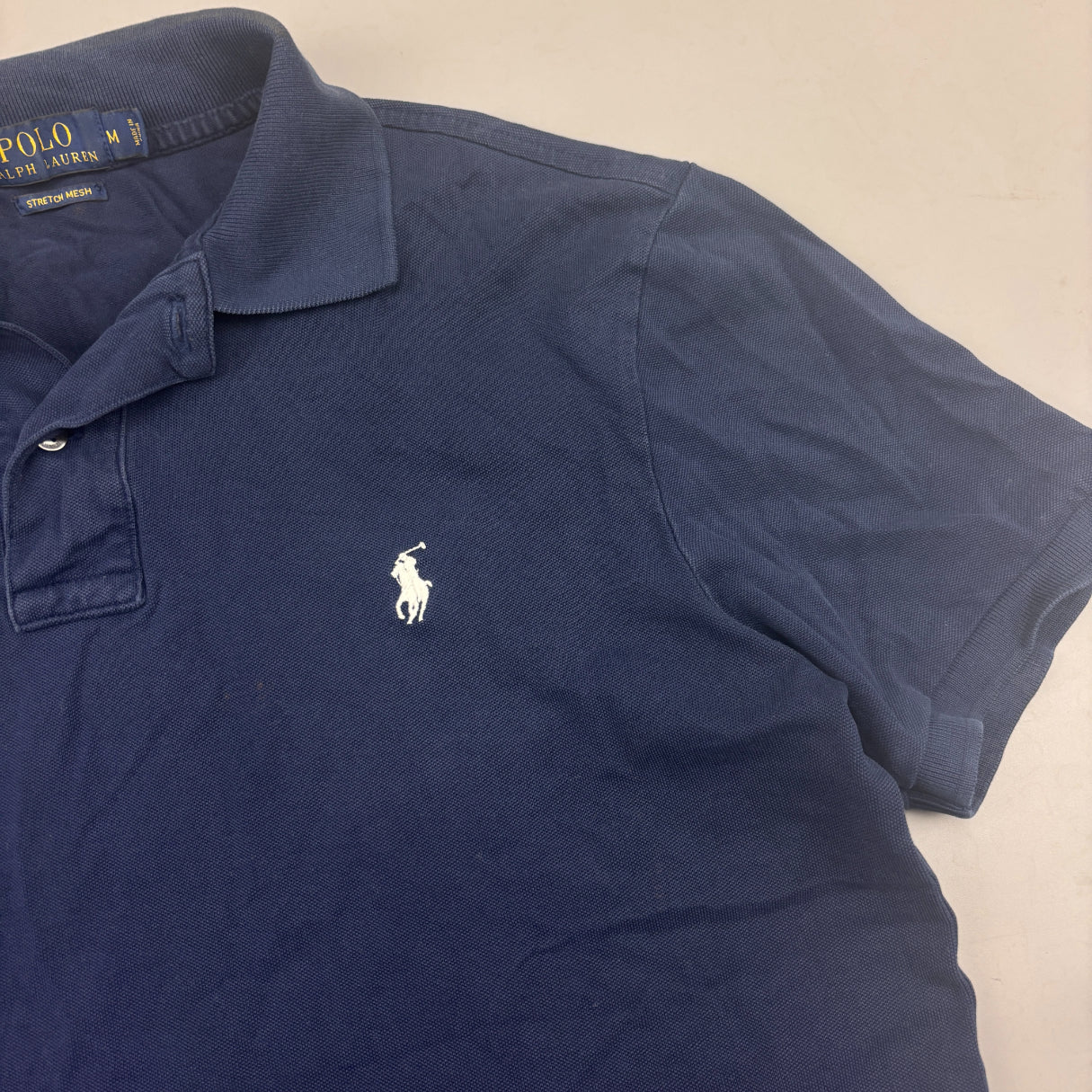 Blue Ralph Lauren Polo Shirt - Men M - Very Good - Revaleur