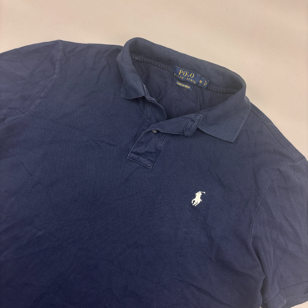 Blue Ralph Lauren Polo Shirt - Men M - Very Good - Revaleur
