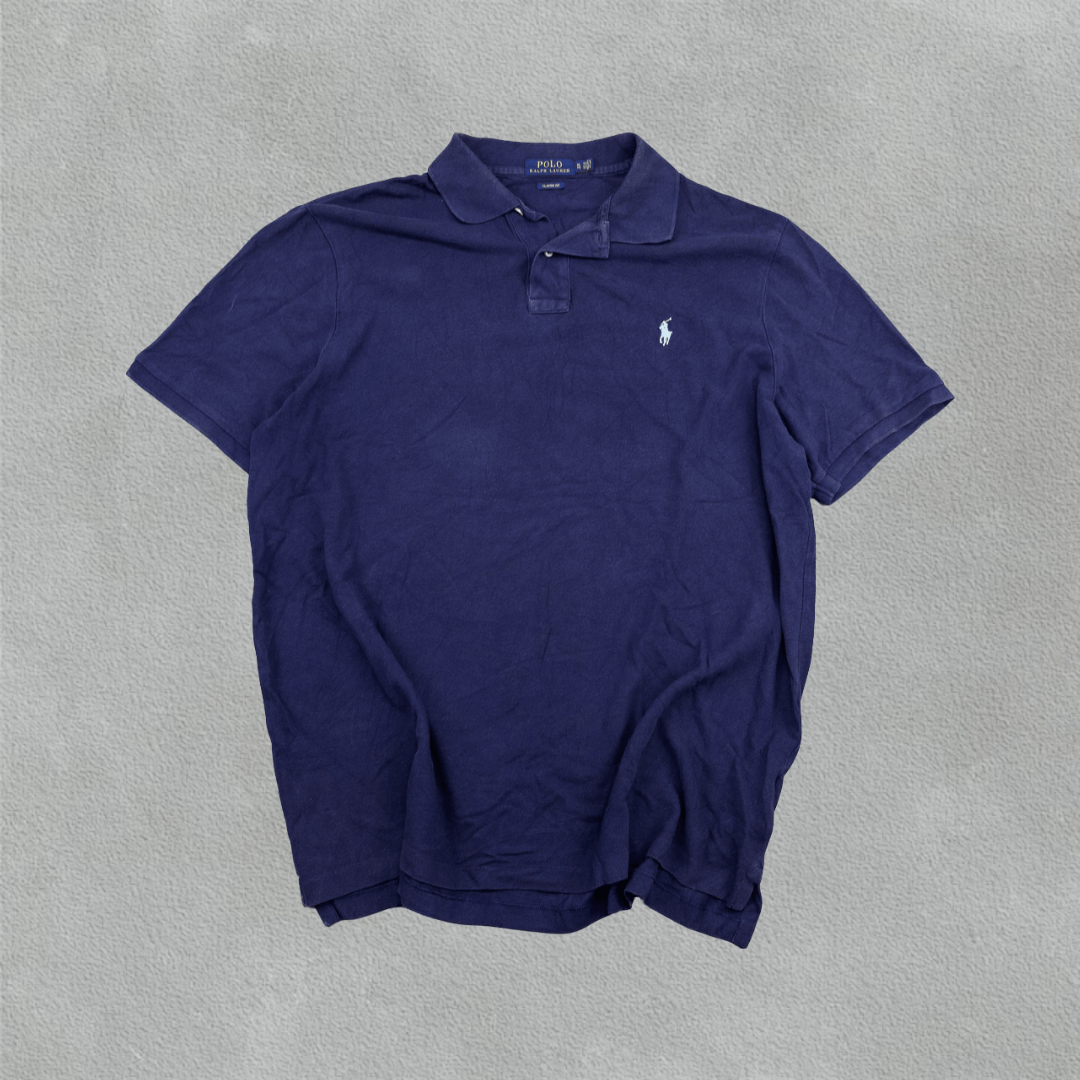 Blue Ralph Lauren Polo Shirt - Men XL - Very Good - Revaleur