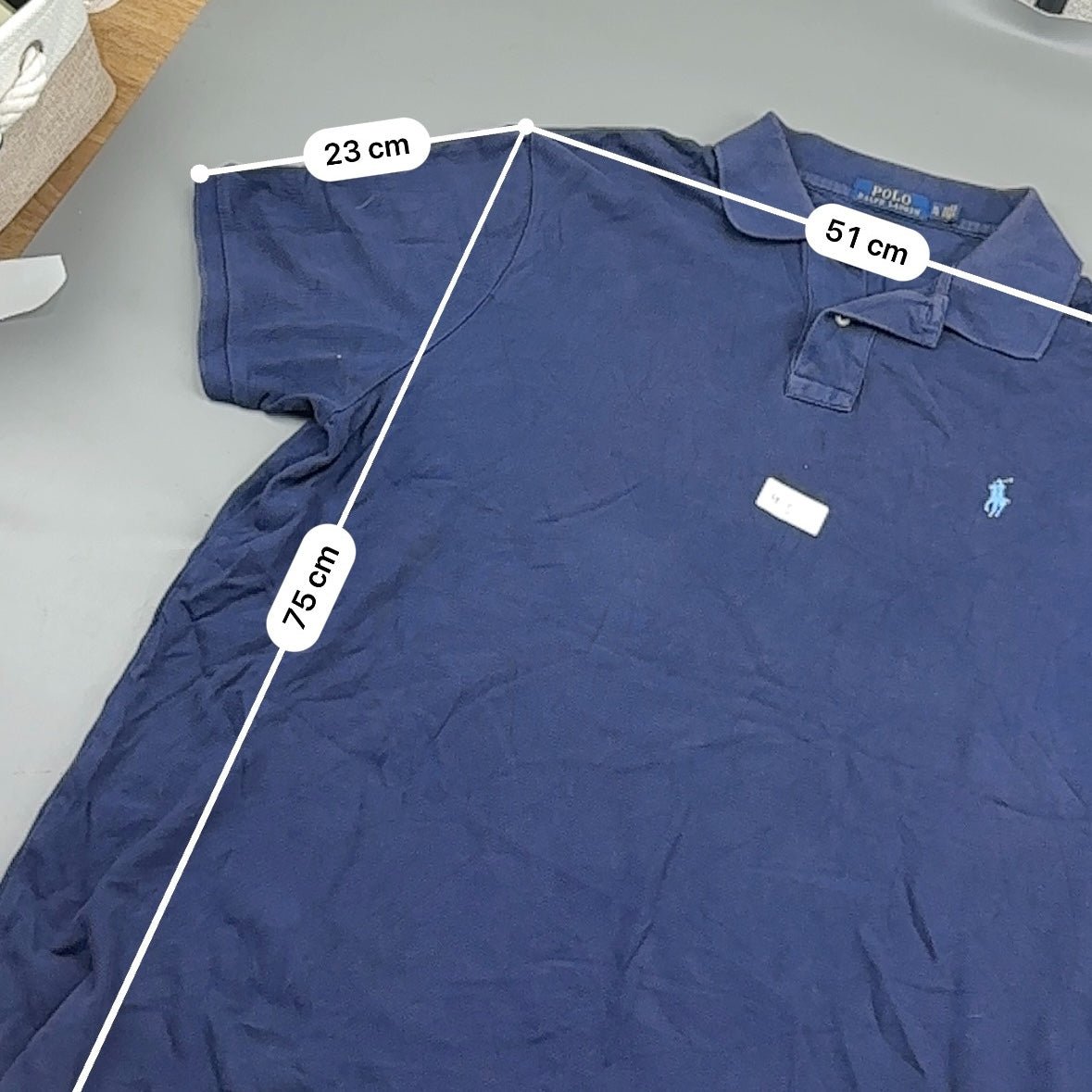 Blue Ralph Lauren Polo Shirt - Men XL - Very Good - Revaleur