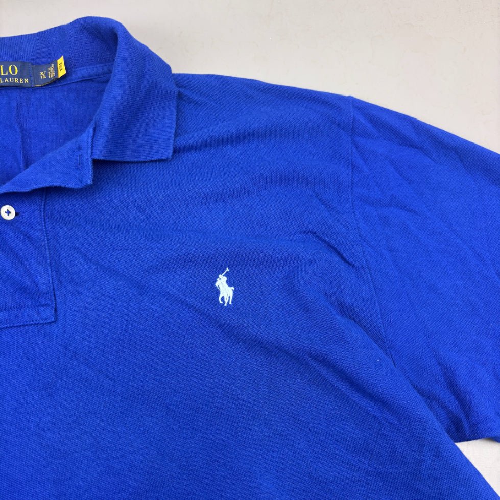 Blue Ralph Lauren Polo Shirt - Men XL - Very Good - Revaleur