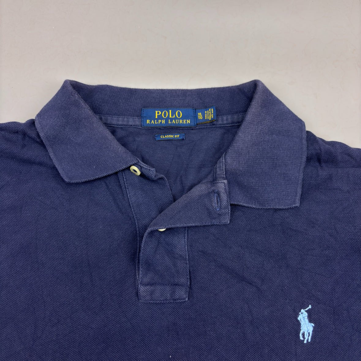 Blue Ralph Lauren Polo Shirt - Men XL - Very Good - Revaleur