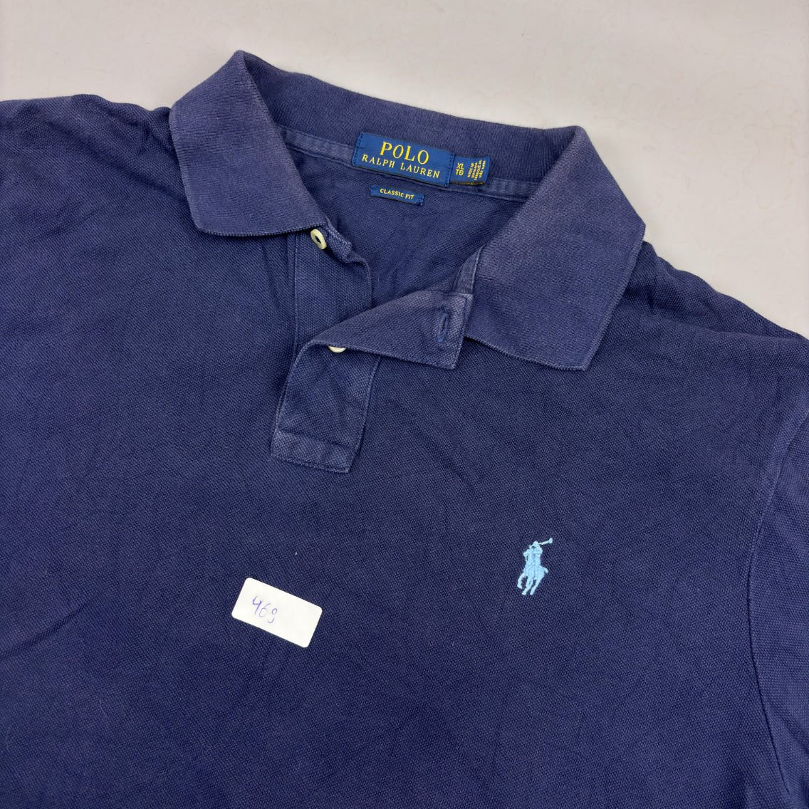 Blue Ralph Lauren Polo Shirt - Men XL - Very Good - Revaleur