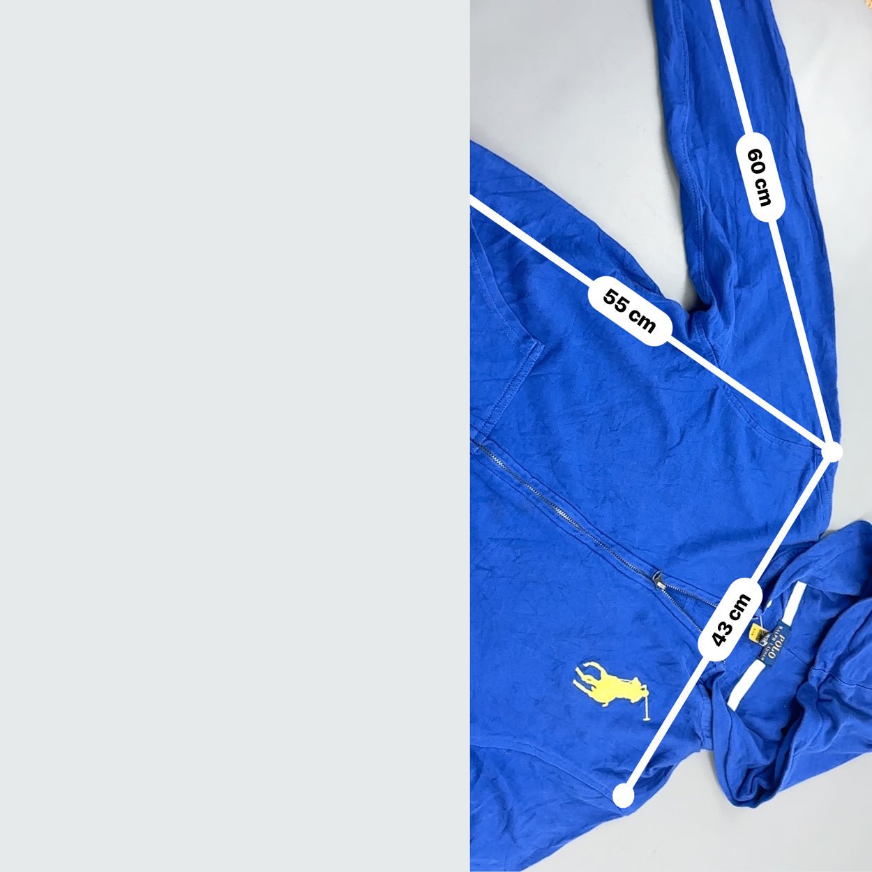 Blue Ralph Lauren Zip Vest - Boys XL - Very Good - Revaleur