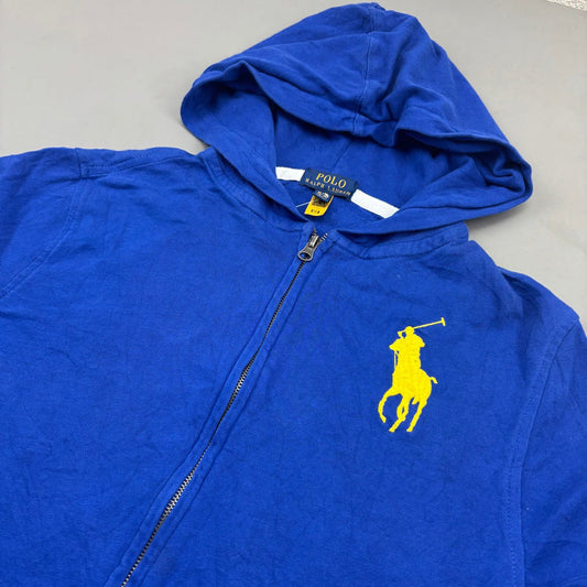 Blue Ralph Lauren Zip Vest - Boys XL - Very Good - Revaleur