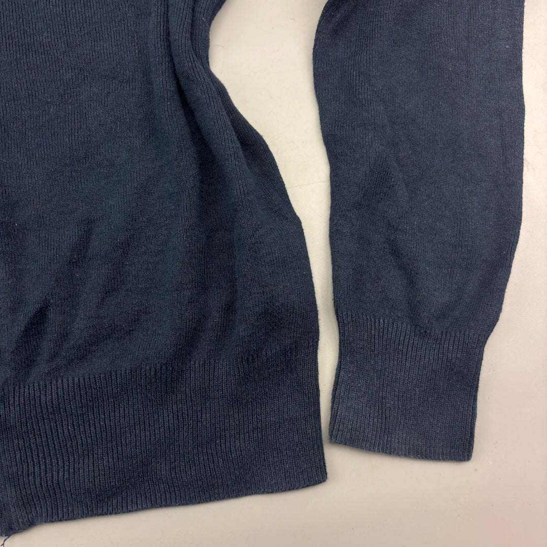 Blue Ralph Lauren Zip Vest - L - Very Good - Revaleur