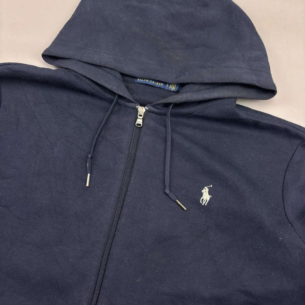 Blue Ralph Lauren Zip Vest - L - Very Good - Revaleur